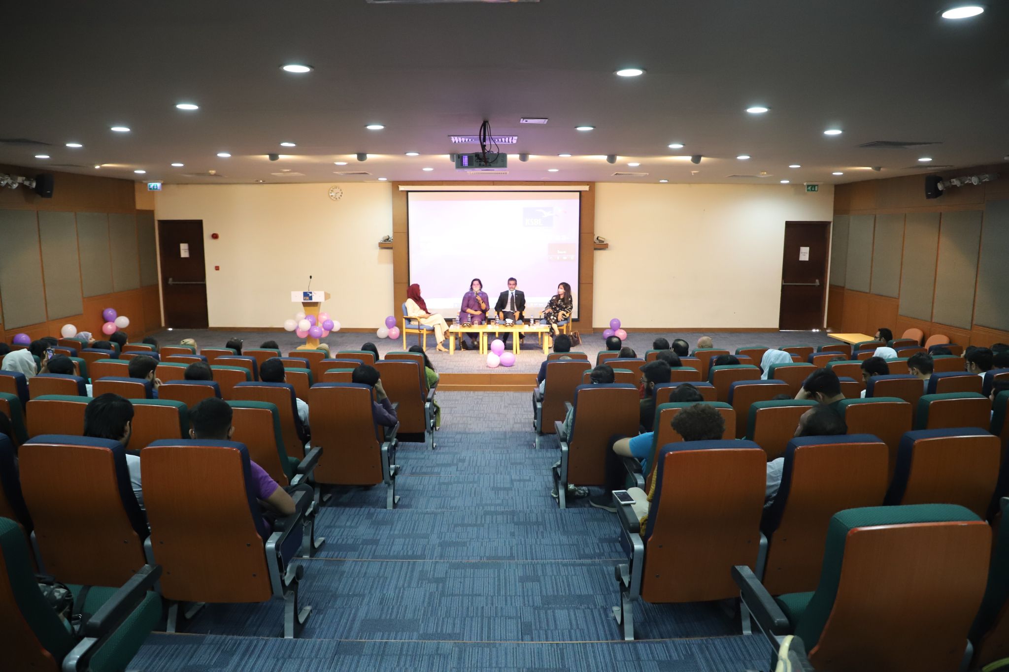 International Women's Day with students and staff in attendance.