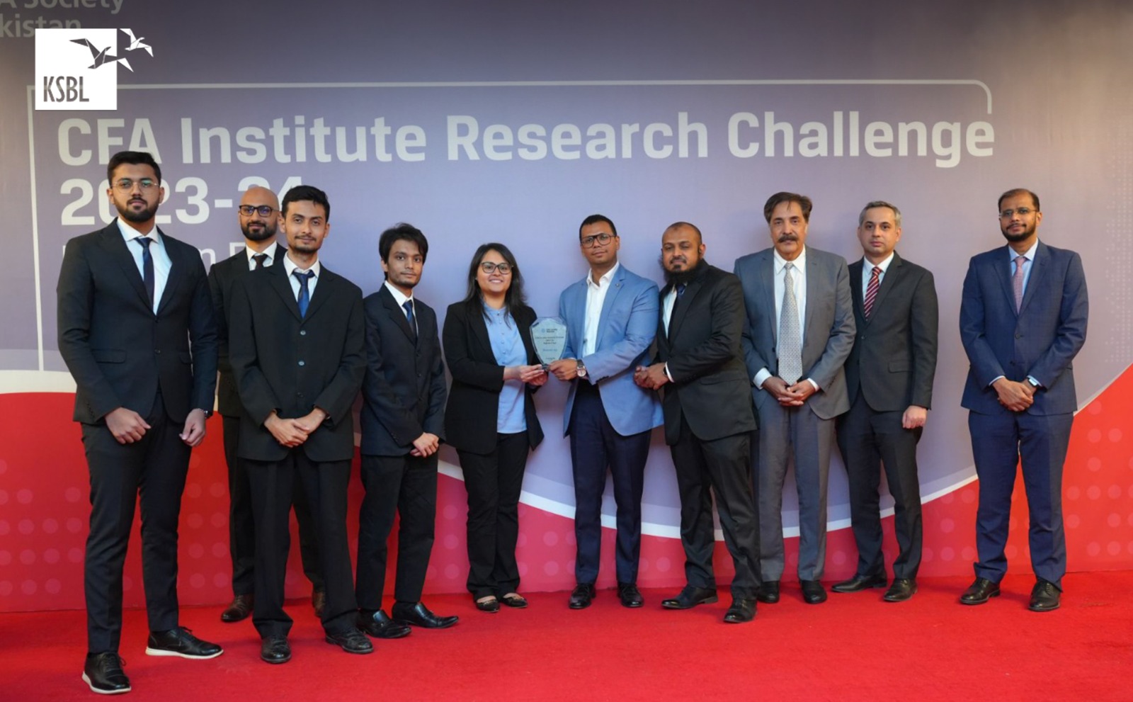 KSBL TEAM advances to the regional round of CFA Institute Research Competition 2023-24
